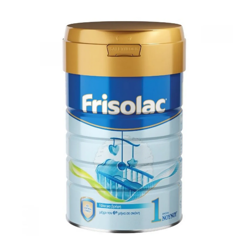 Frisolac 1 | Γάλα 1ης Βρεφικής Ηλικίας για Βρέφη Μέχρι τον 6ο Μήνα σε Σκόνη | 400gr