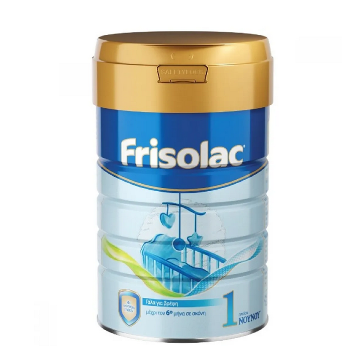 Frisolac 1 | Γάλα 1ης Βρεφικής Ηλικίας για Βρέφη Μέχρι τον 6ο Μήνα σε Σκόνη | 400gr