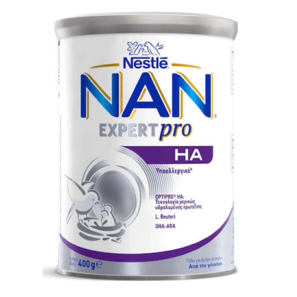 Nestle |  Nan Expert Pro Ha 0m+  - Υποαλλεργικό Γάλα σε Σκόνη για Βρέφη 0-6 Μηνών | 400gr