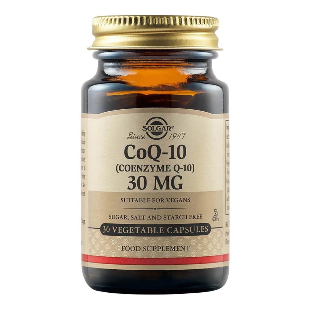 Solgar | CoEnzyme Q-10 30mg | Συνένζυμο Q-10 | 30vegicaps