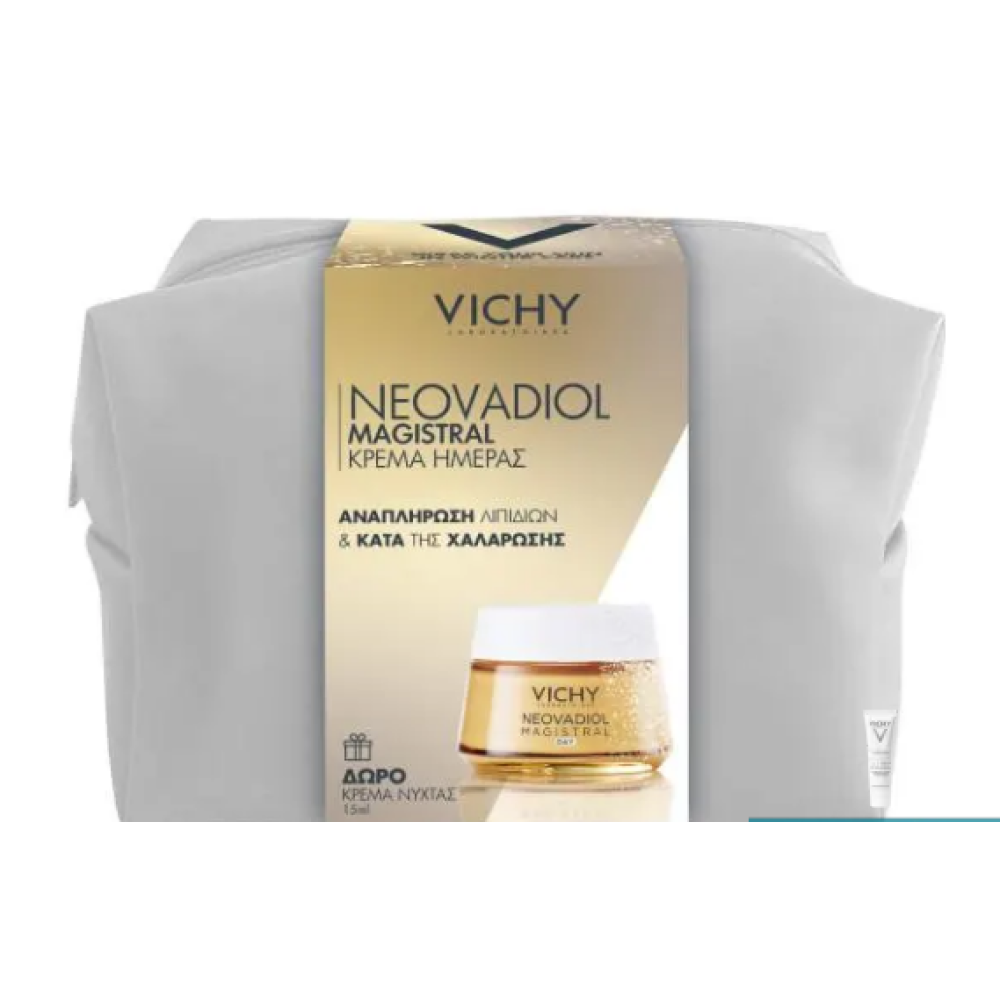 Vichy | Neovadiol Magistral Promo Set, Κρέμα Ημέρας Αναπλήρωσης Λιπιδίων & Σύσφιξης &  Κρέμα Νύχτας 15ml | 1 set Vichy | Neovadiol Magistral Promo Set, Κρέμα Ημέρας Αναπλήρωσης Λιπιδίων & Σύσφιξης &  Κρέμα Νύχτας 15ml | 1 set