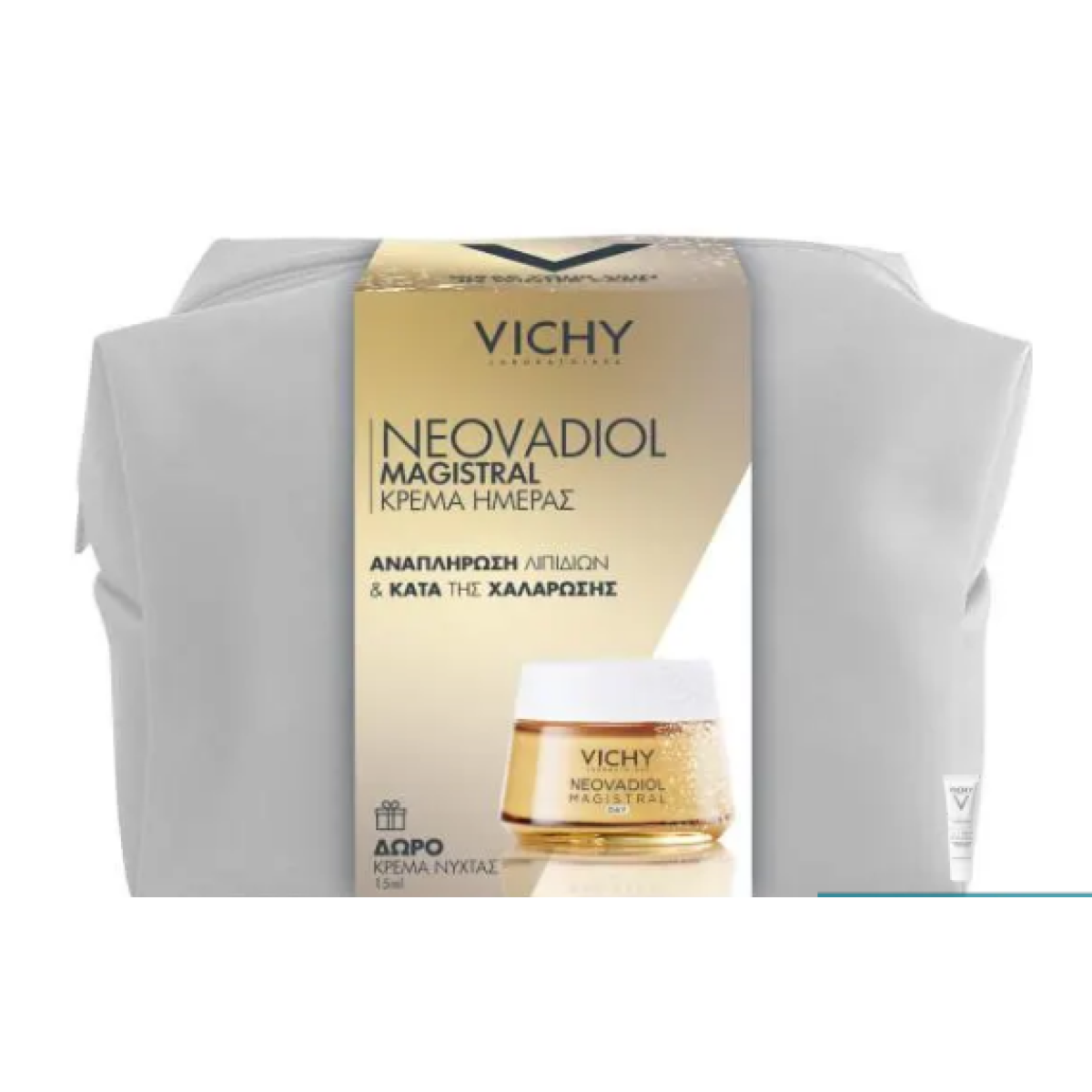 Vichy | Neovadiol Magistral Promo Set, Κρέμα Ημέρας Αναπλήρωσης Λιπιδίων & Σύσφιξης &  Κρέμα Νύχτας 15ml | 1 set Vichy | Neovadiol Magistral Promo Set, Κρέμα Ημέρας Αναπλήρωσης Λιπιδίων & Σύσφιξης &  Κρέμα Νύχτας 15ml | 1 set