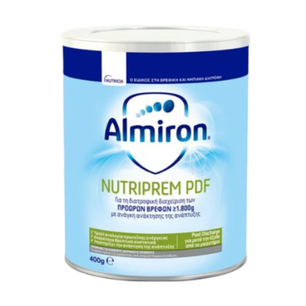 Nutricia |  Almiron Nutriprem PDF Για τη Διατροφική Αγωγή Των Πρόωρων Βρεφών | 400gr