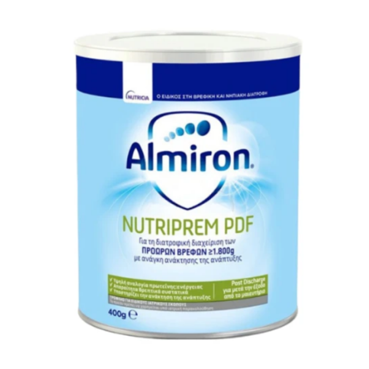 Nutricia |  Almiron Nutriprem PDF Για τη Διατροφική Αγωγή Των Πρόωρων Βρεφών | 400gr