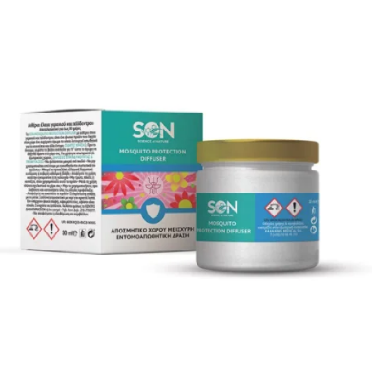 Science of Nature | Mosquito Protection Diffuser | Αποσμητικό χώρου με ισχυρή εντομοαπωθητική δράση | 30ml