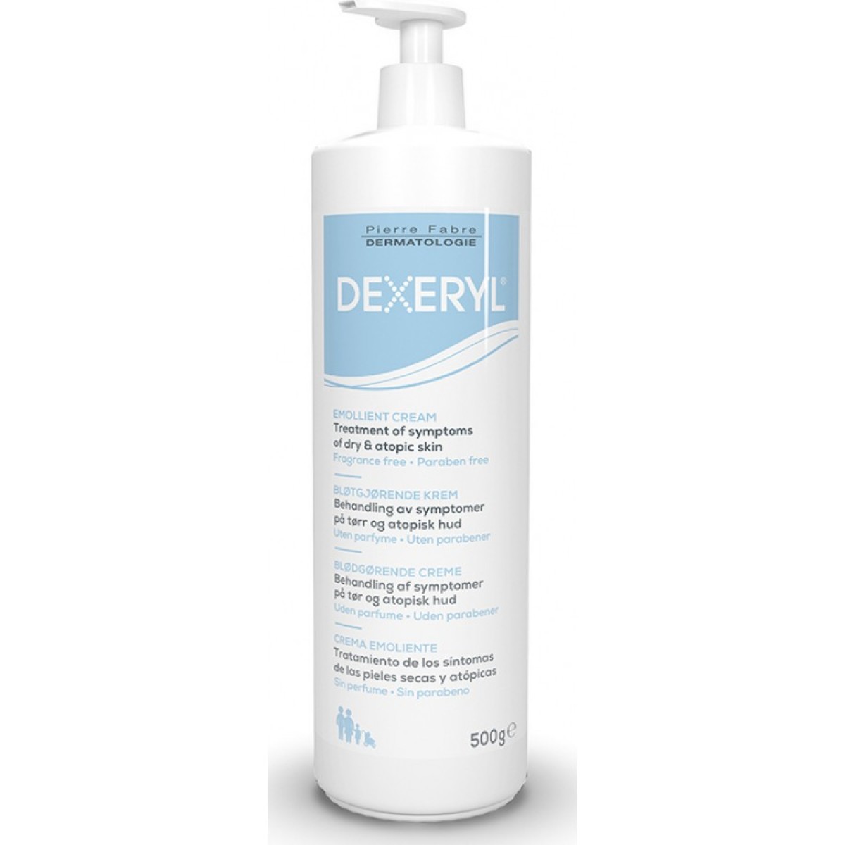 Dexeryl | Emollient Cream Μαλακτική Κρέμα για Ξηρές ή Ατοπικές Επιδερμίδες |  500g