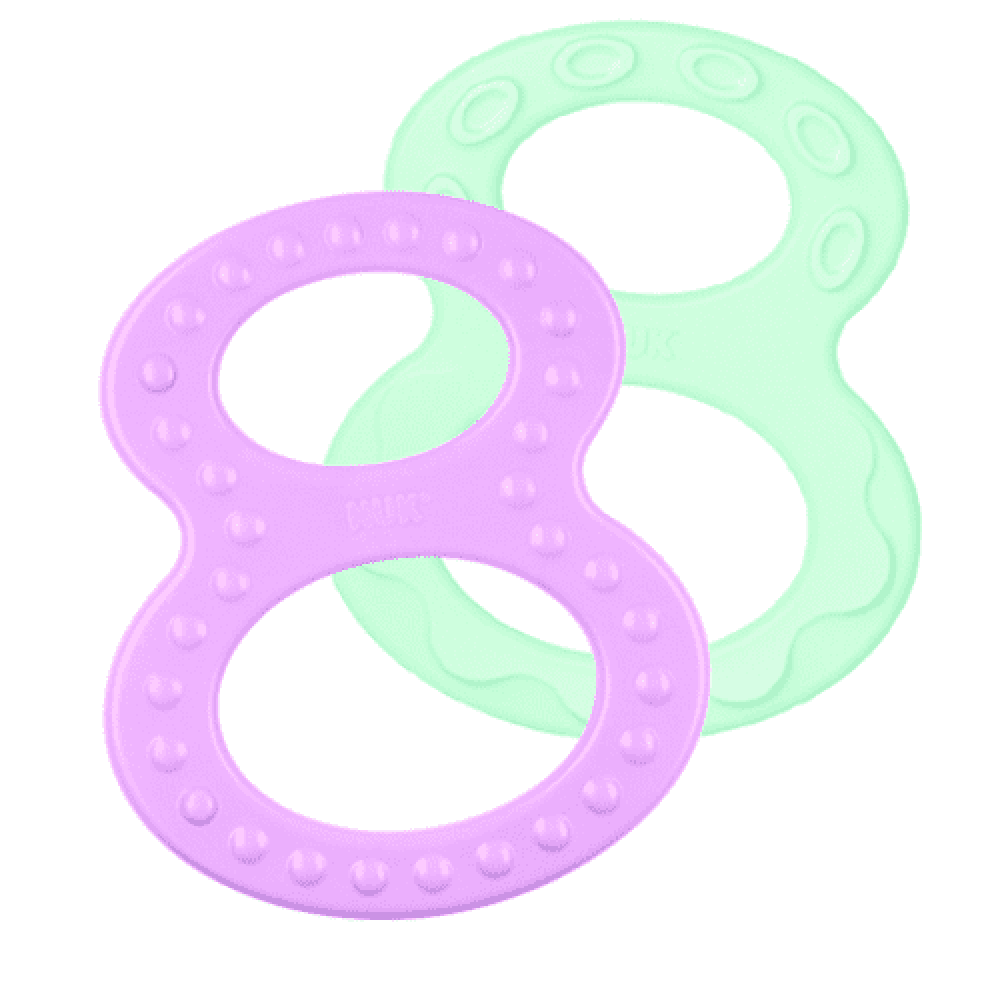 Nuk | Teether Set Κρίκοι Οδοντοστοιχίας 0+m | 2τμχ