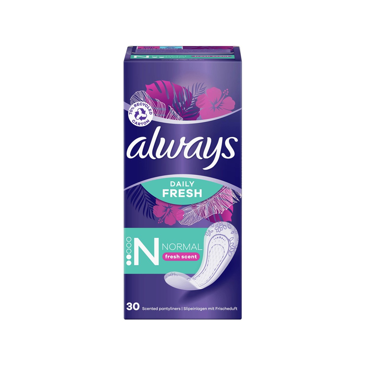 Always | Dailies Fresh & Protect σερβιετάκια normal/ fresh scent | 30τεμ