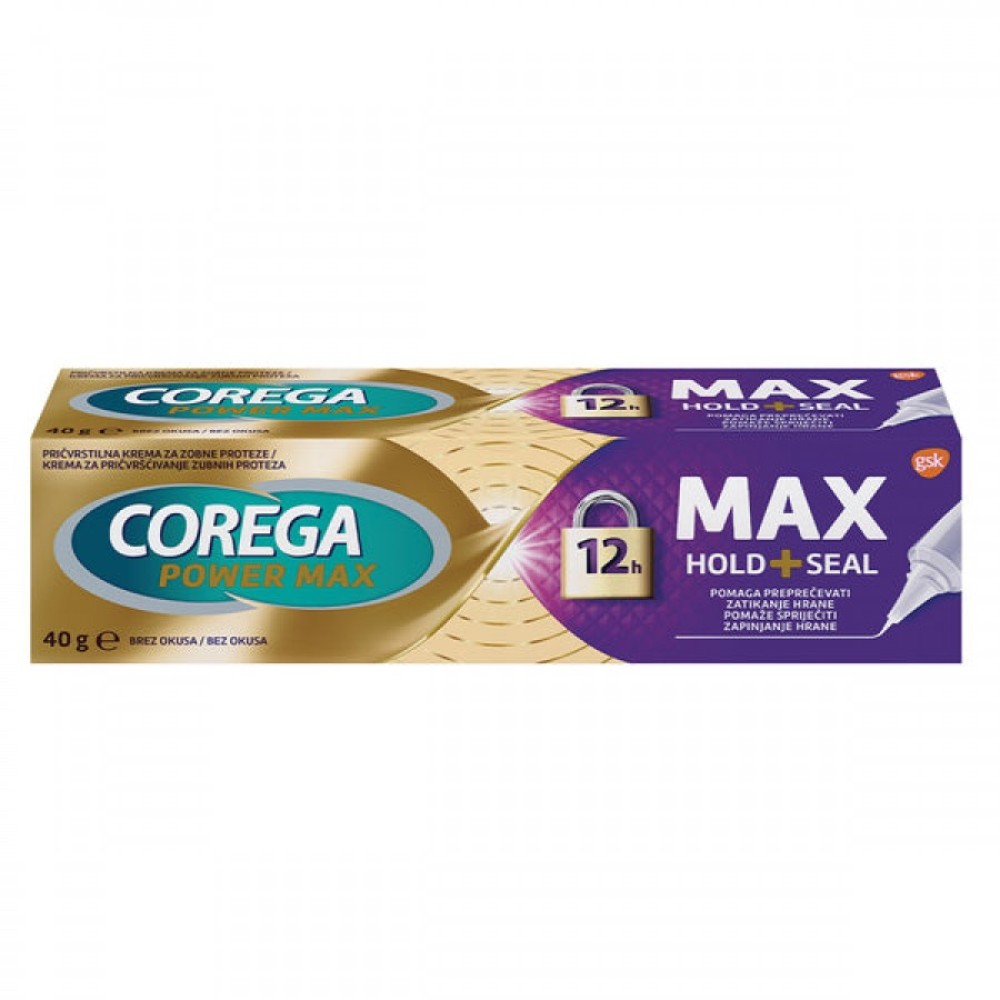COREGA | Max Seal | Στερεωτική Κρέμα για Τεχνητή Οδοντοστοιχία | 40g