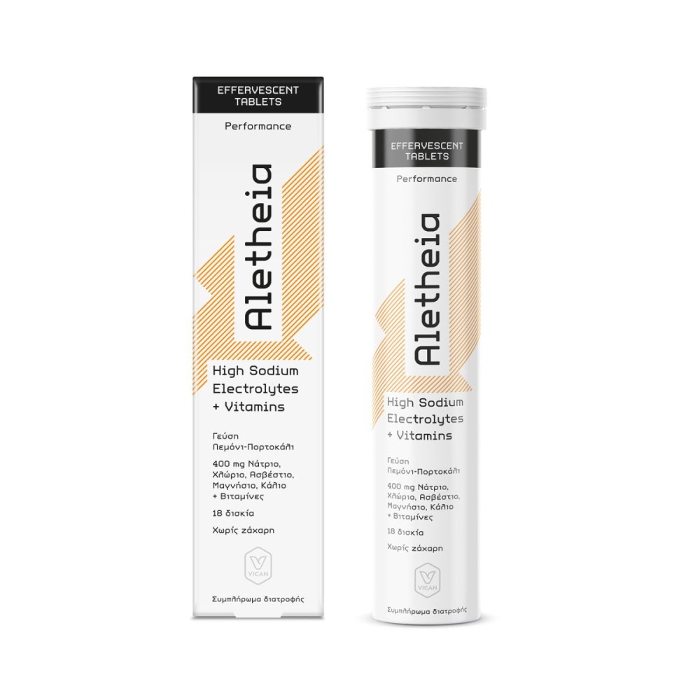 Vican  Aletheia | High Sodium Electrolytes & Vitamins | 18eff. tabs