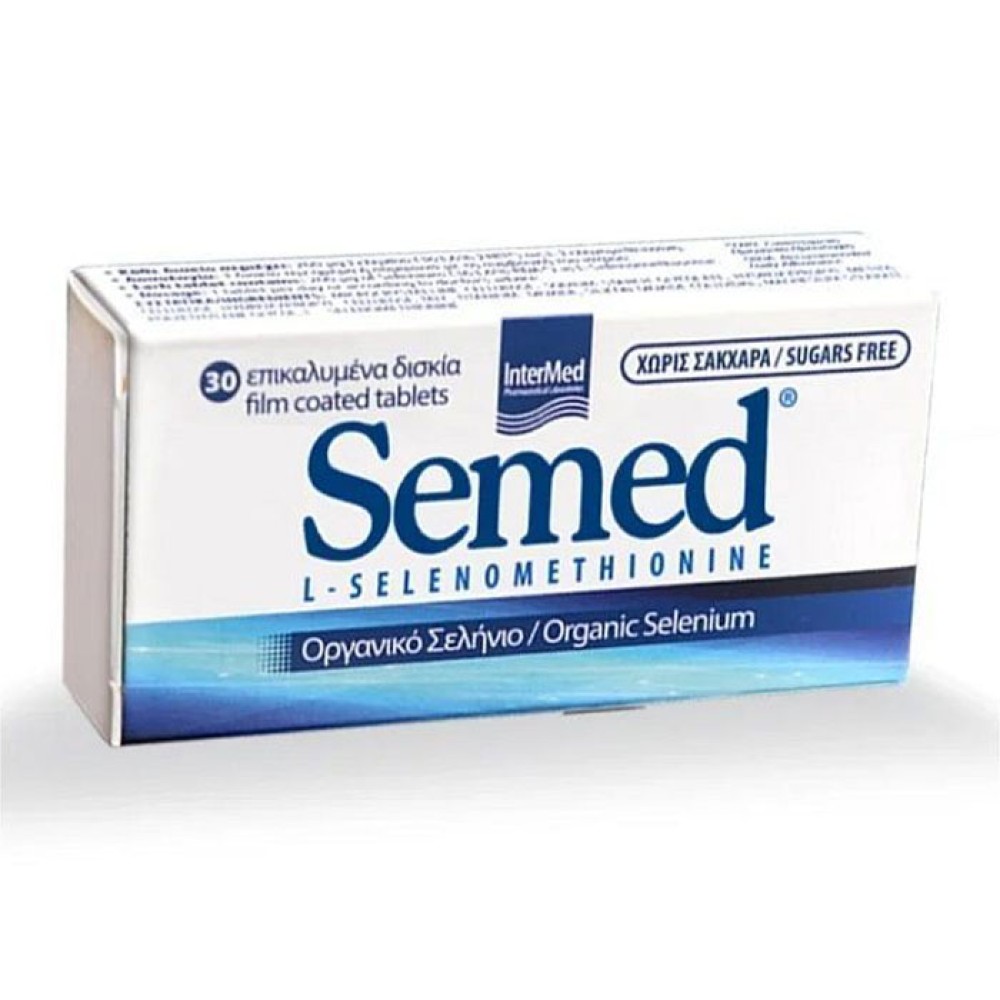 InterMed | Semed 55mg | Οργανικό Σελήνιο | 30 tabs