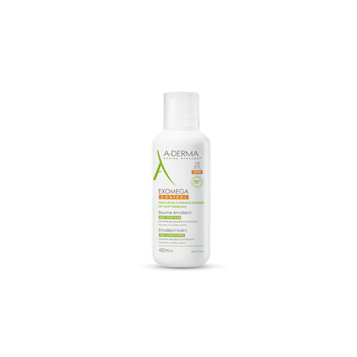 A-Derma | Exomega Control Μαλακτικό Βάλσαμο κατά του Αισθήματος Κνησμού | 400ml