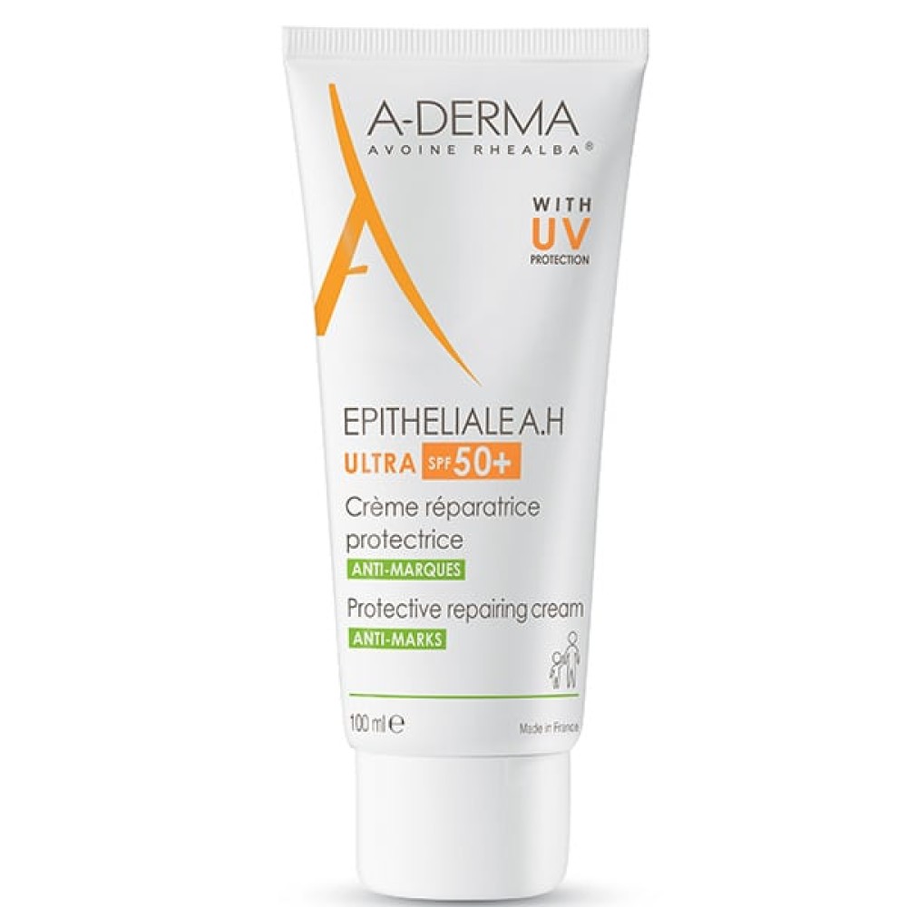 A- Derma | Epitheliale A.H Ultra SPF50+ Προστατευτική Επανορθωτική Κρέμα κατά των Σημαδιών | 100ml 