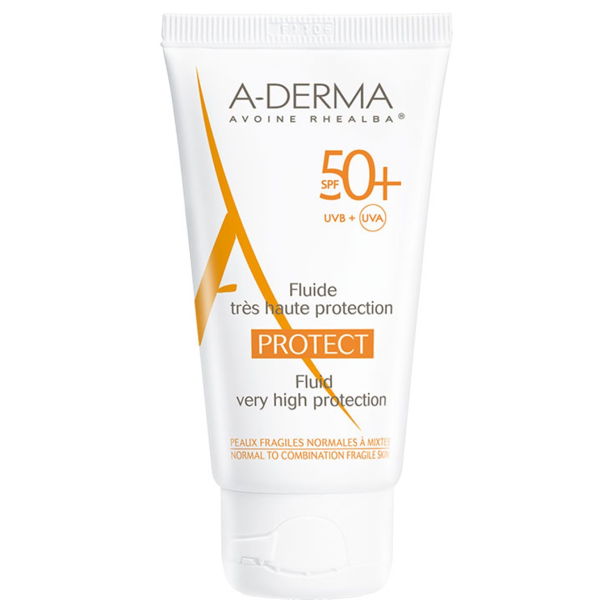 A-Derma | Protect SPF50+ Αντηλιακή Κρέμα Προσώπου Πολύ Υψηλής Προστασίας για Κανονικές προς Ξηρές Επιδερμίδες | 40ml 