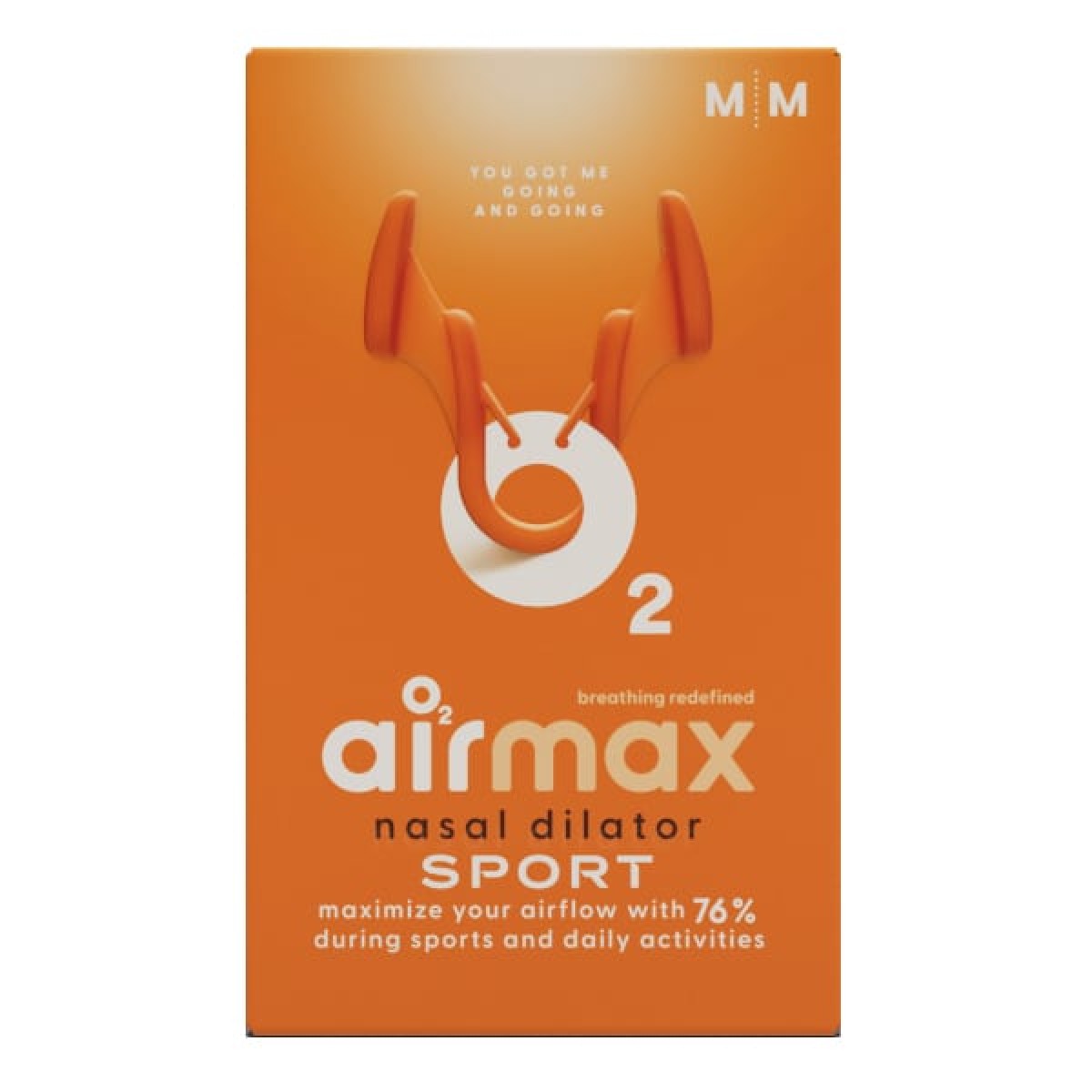 Airmax | Nasal Dilator Sport Ρινικός Διαστολέας για Εισπνοή στο Maximum για Αθλητές | 2τεμ 