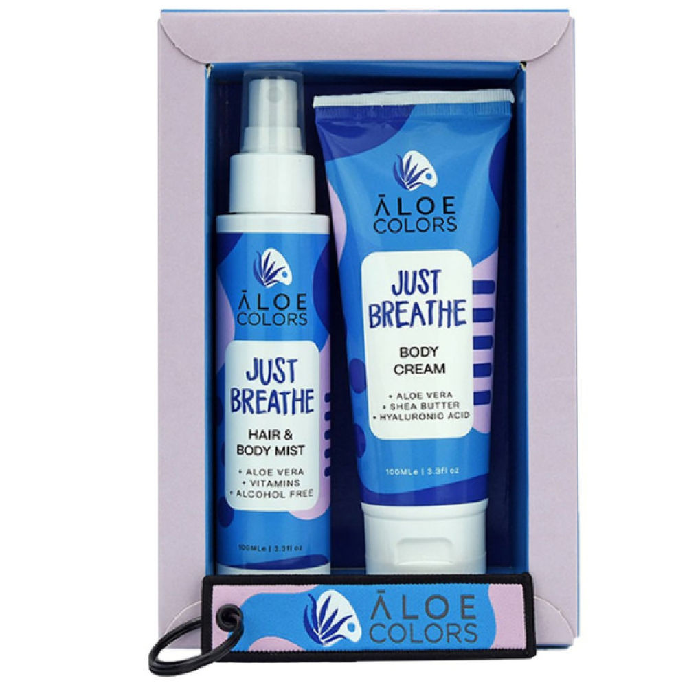 Aloe+ Colors | Promo Just Breathe Body Cream 100ml | & Hair & Body Mist Just Breathe 100ml | & Μπρελόκ 1τμχ 