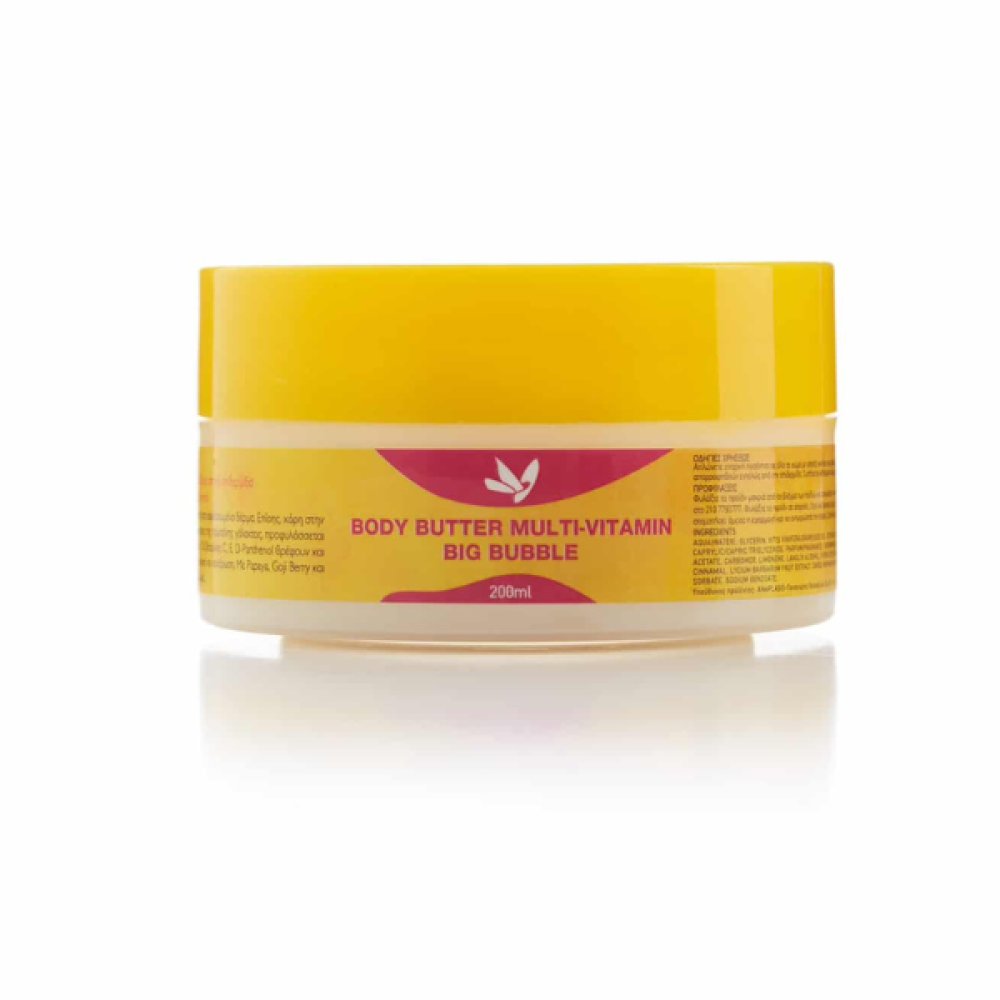 Anaplasis | Body Butter Multi-Vitamin Ενυδατικό Βούτυρο Big Bubble | 200ml