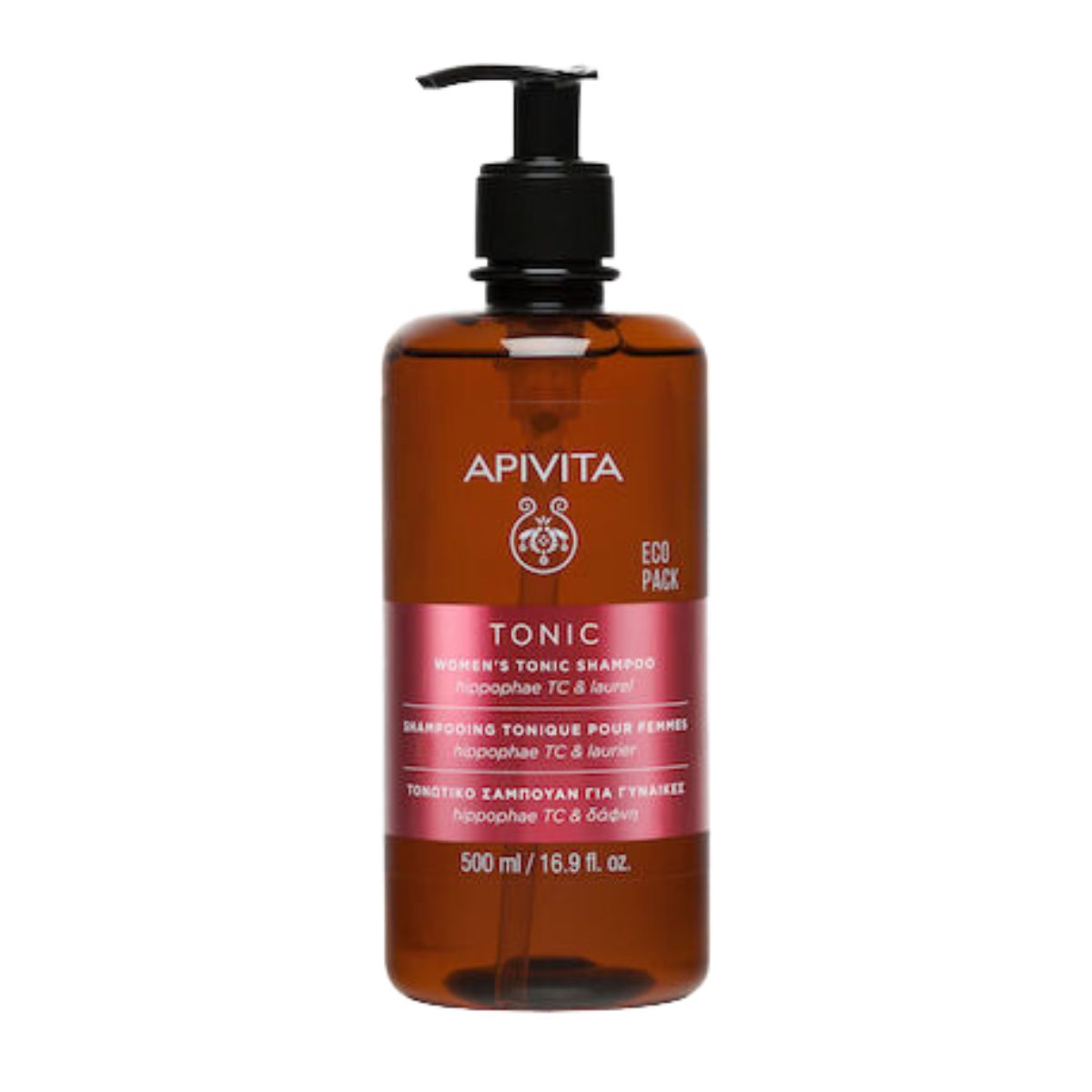 Apivita | Women’s Tonic Hippophae TC & Laurel Shampoos Against Hair Loss for Fragile Hair | 500ml