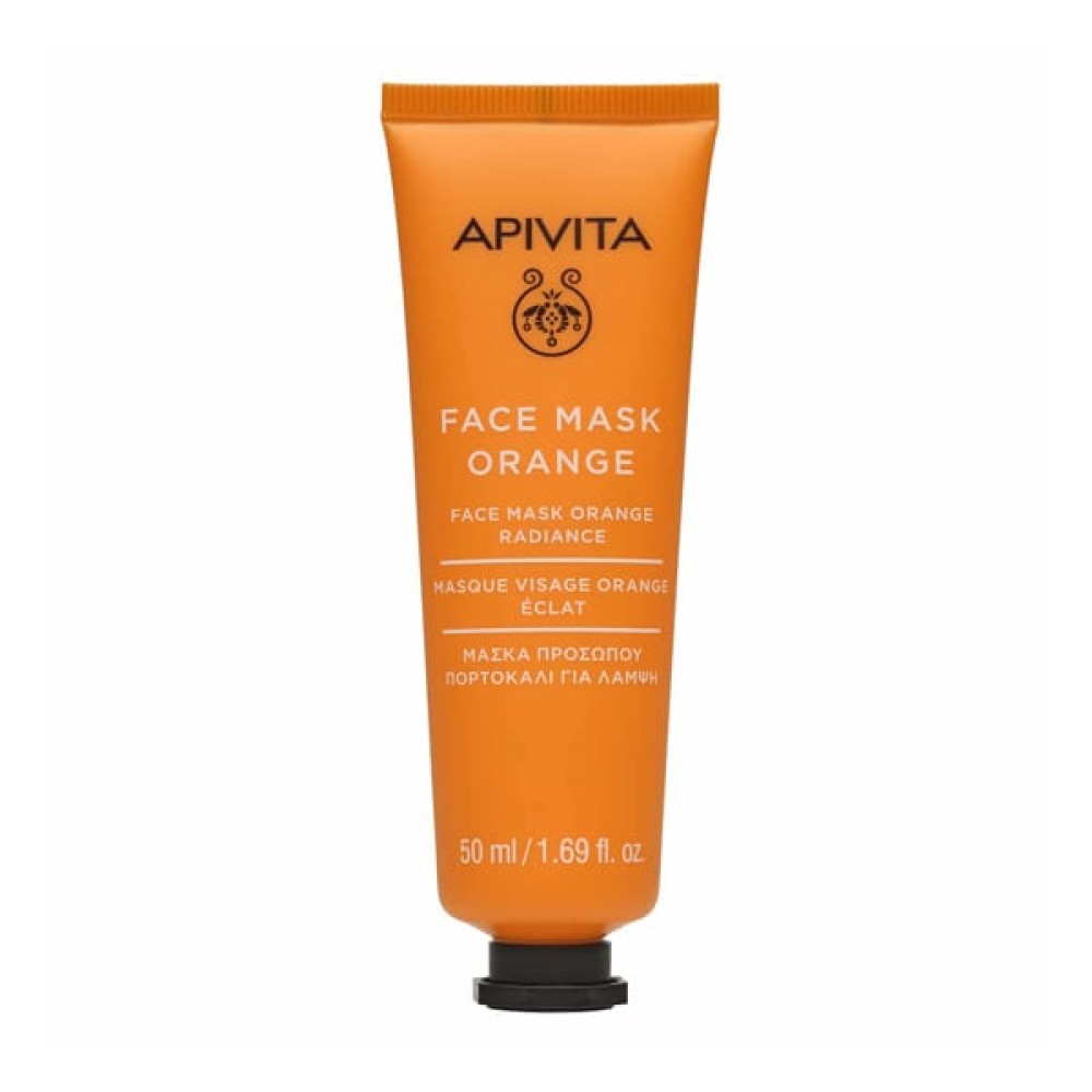 Apivita | Face Mask Orange Μάσκα Λάμψης Προσώπου με Πορτοκάλι | 50ml