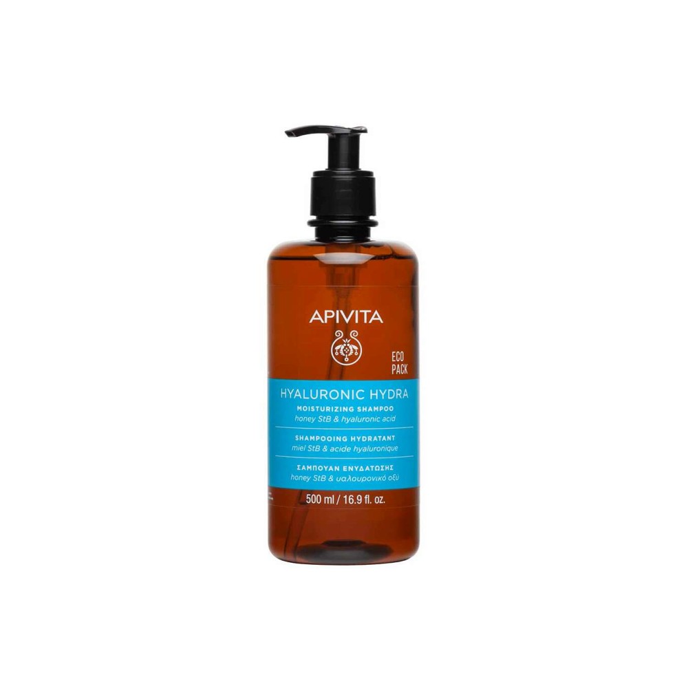 Apivita | Hyaluronic Hydra Moisturizing Shampoo Eco Pack Σαμπουάν Ενυδάτωσης | 500ml