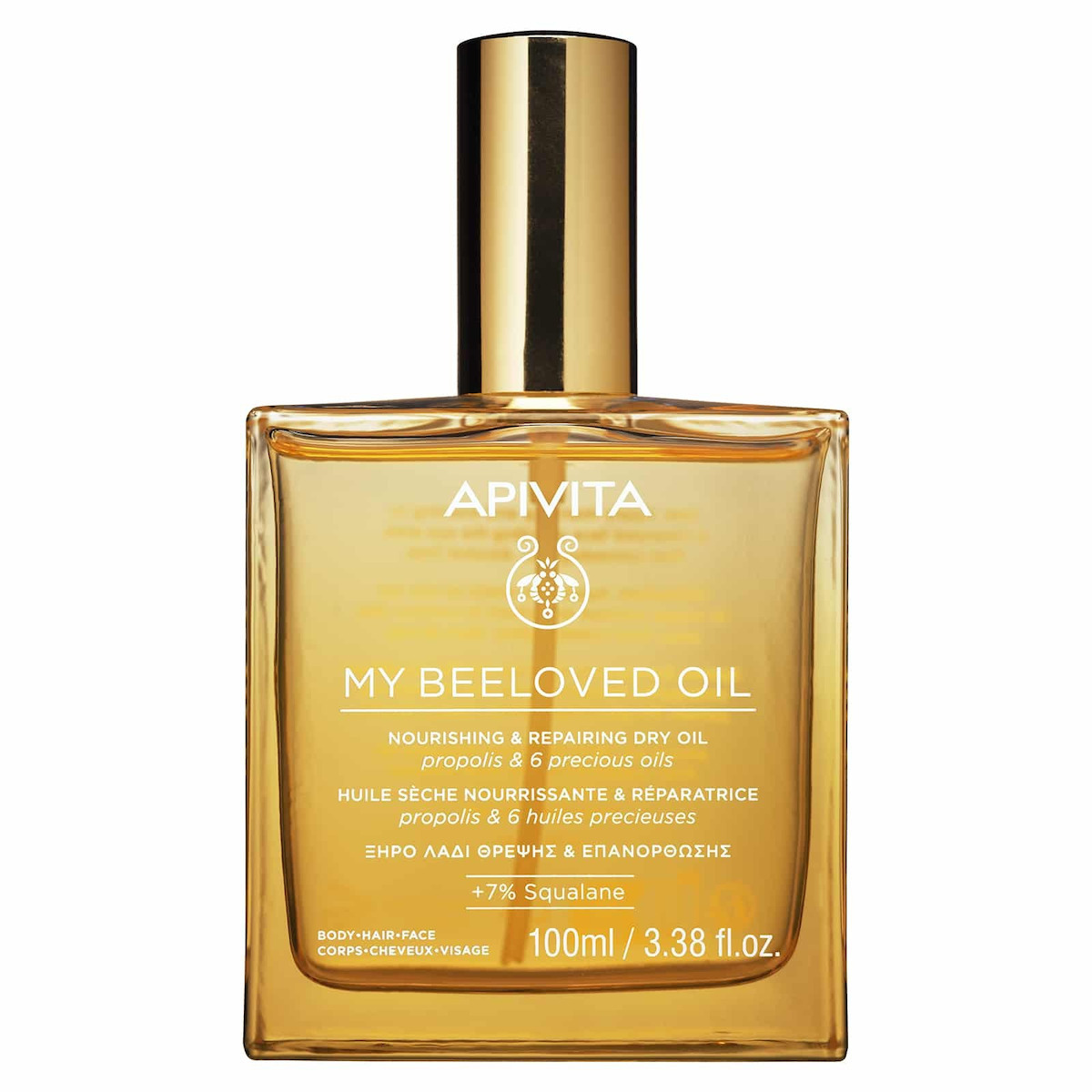 Apivita | My Beeloved Oil Ξηρό Λάδι Θρέψης & Επανόρθωσης Για Πρόσωπο, Σώμα & Μαλλιά | 100ml