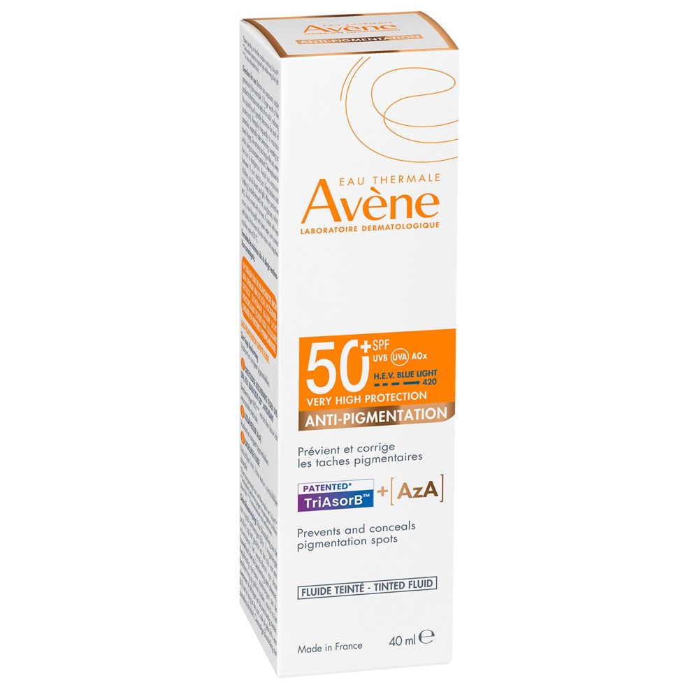 Avène | Eau Thermale Fluide Anti-Pigmentation SPF50+ Anti Pigmentation Αντηλιακή Λοσιόν Προσώπου SPF50+ με Χρώμα | 40ml
