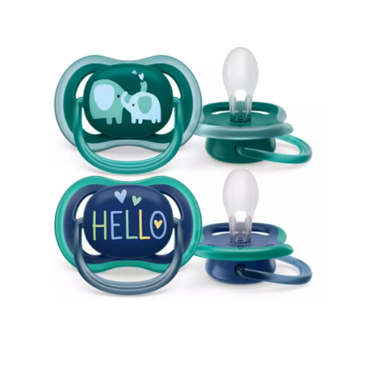 Avent | πιπίλα ultra air elephants hello | 18m+
