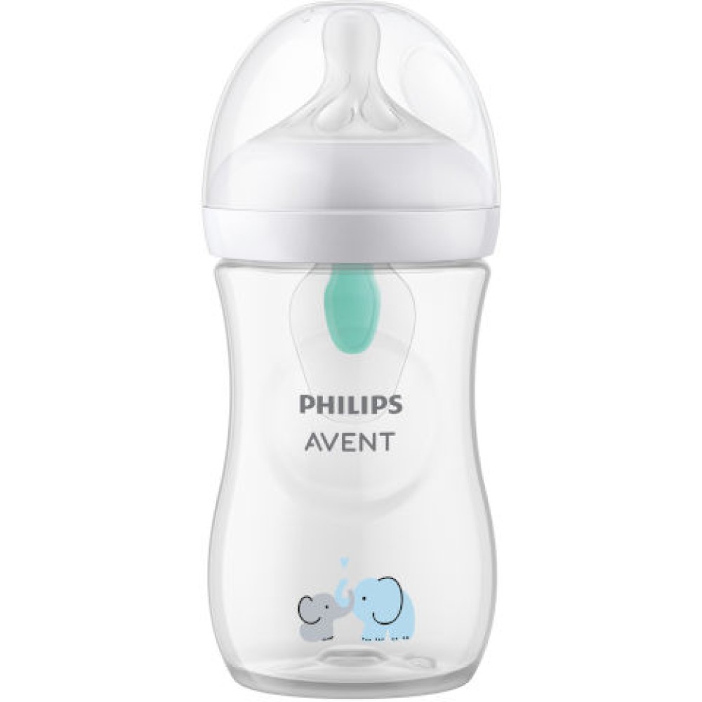  Avent | Natural Response Πλαστικό Μπιμπερό 3-6m Ροής 3 με Αεραγωγό Airfree | 260ml