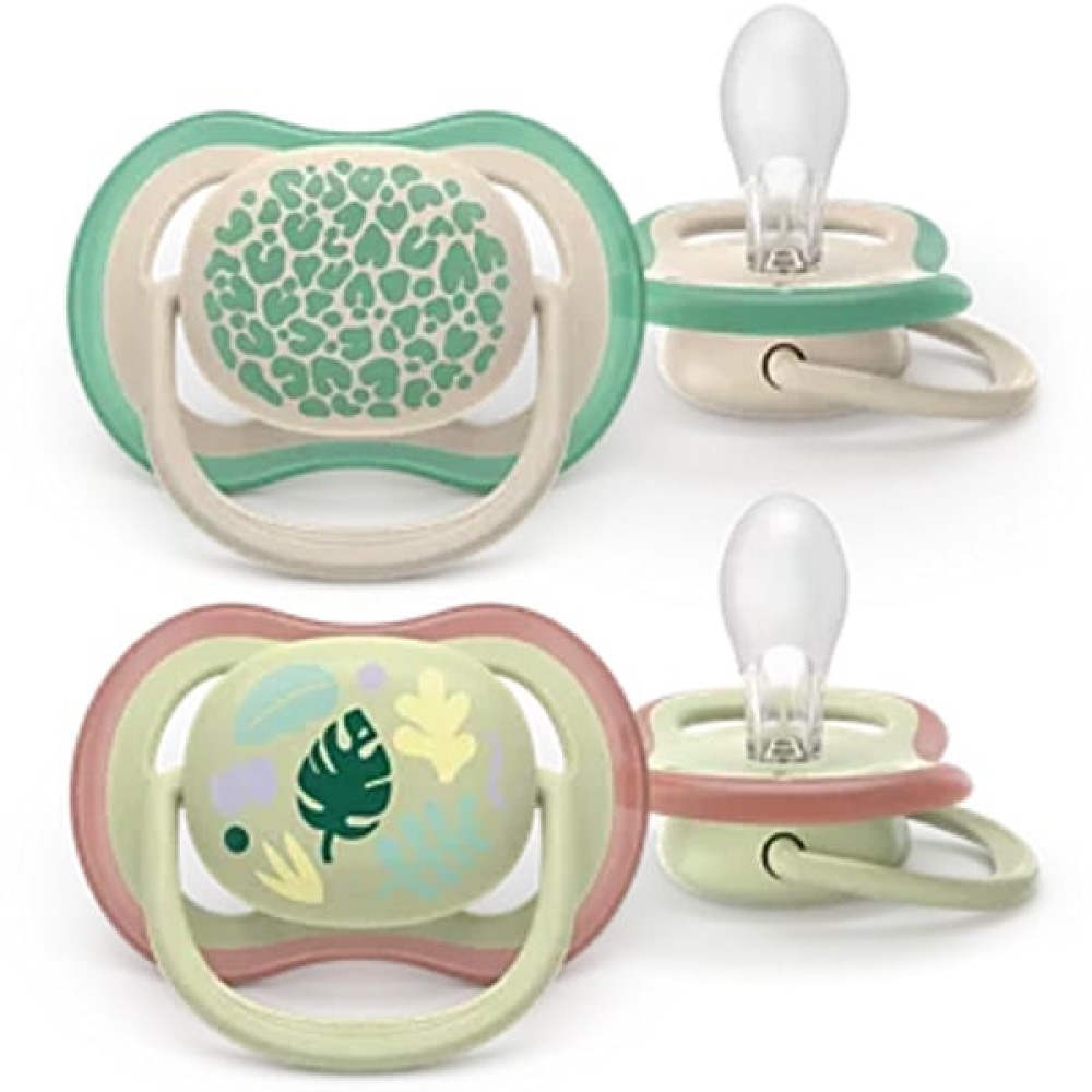 Avent | Ultra Air Colors of Nature 6-18m Ορθοδοντική Πιπίλα Σιλικόνης 