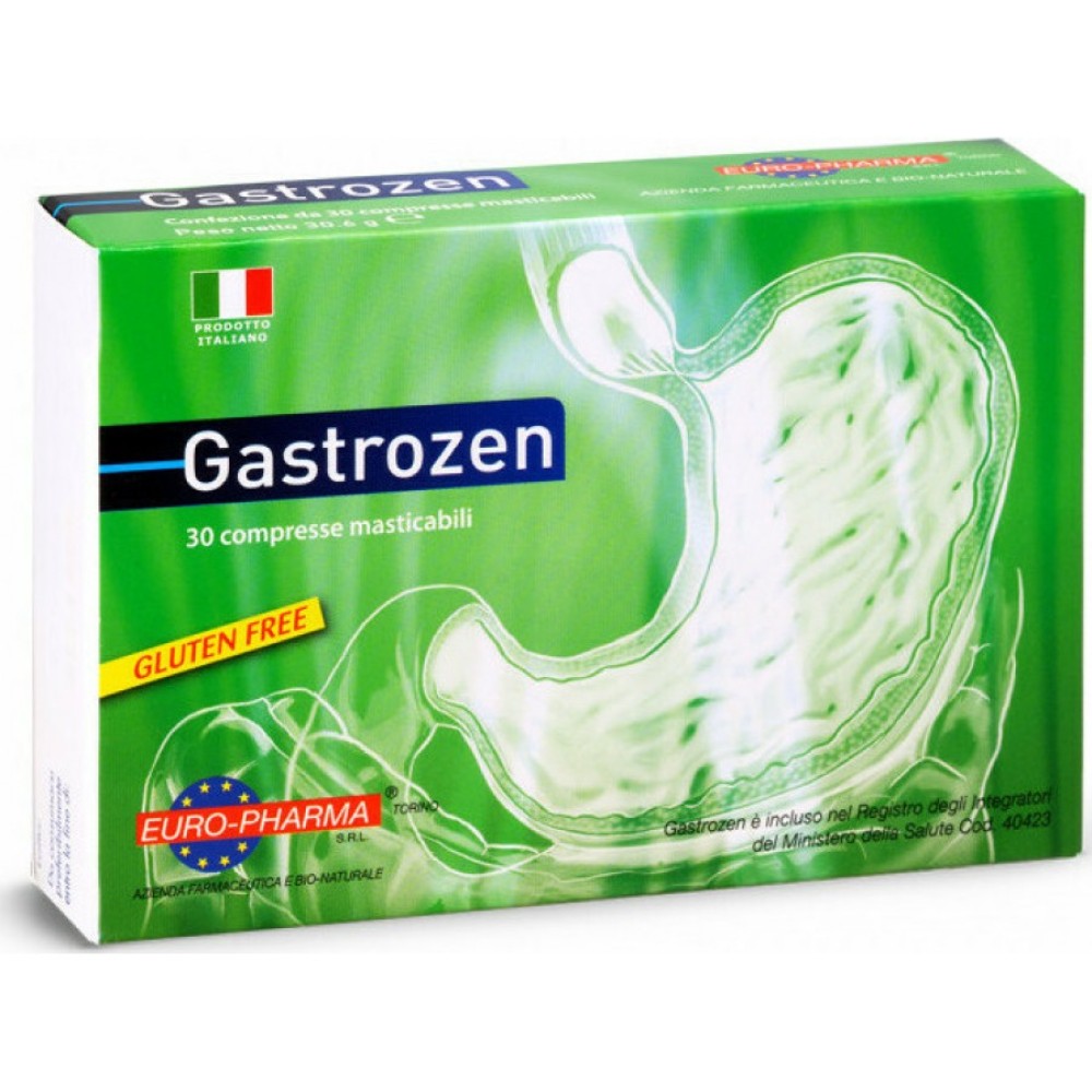 Gastrozen | Συμπλήρωμα Διατροφής  για  Ομαλή  Πεπτική  Λειτουργία | 30  μασώμενα  δισκία 