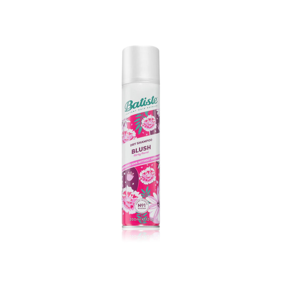 Batiste | Dry Shampoo Blush Flirty Floral 200ml Ξηρό Σαμπουάν με Άρωμα από Τριαντάφυλλα & Φρούτα Λίτσι | 200ml 