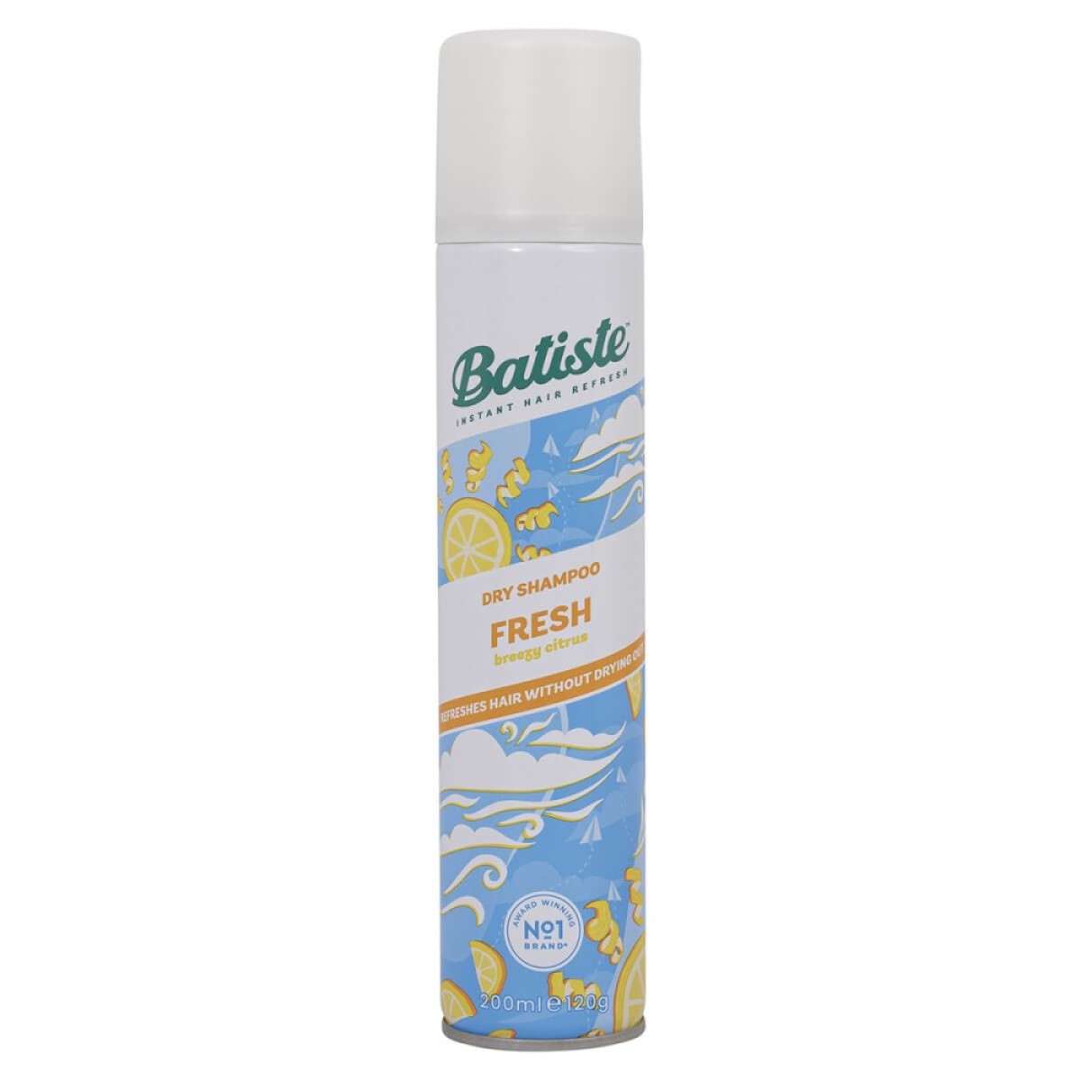 Batiste | Dry Shampoo Fresh Breeze Citrus Ξηρό Σαμπουάν με Άρωμα Εσπεριδοειδών | 200ml 