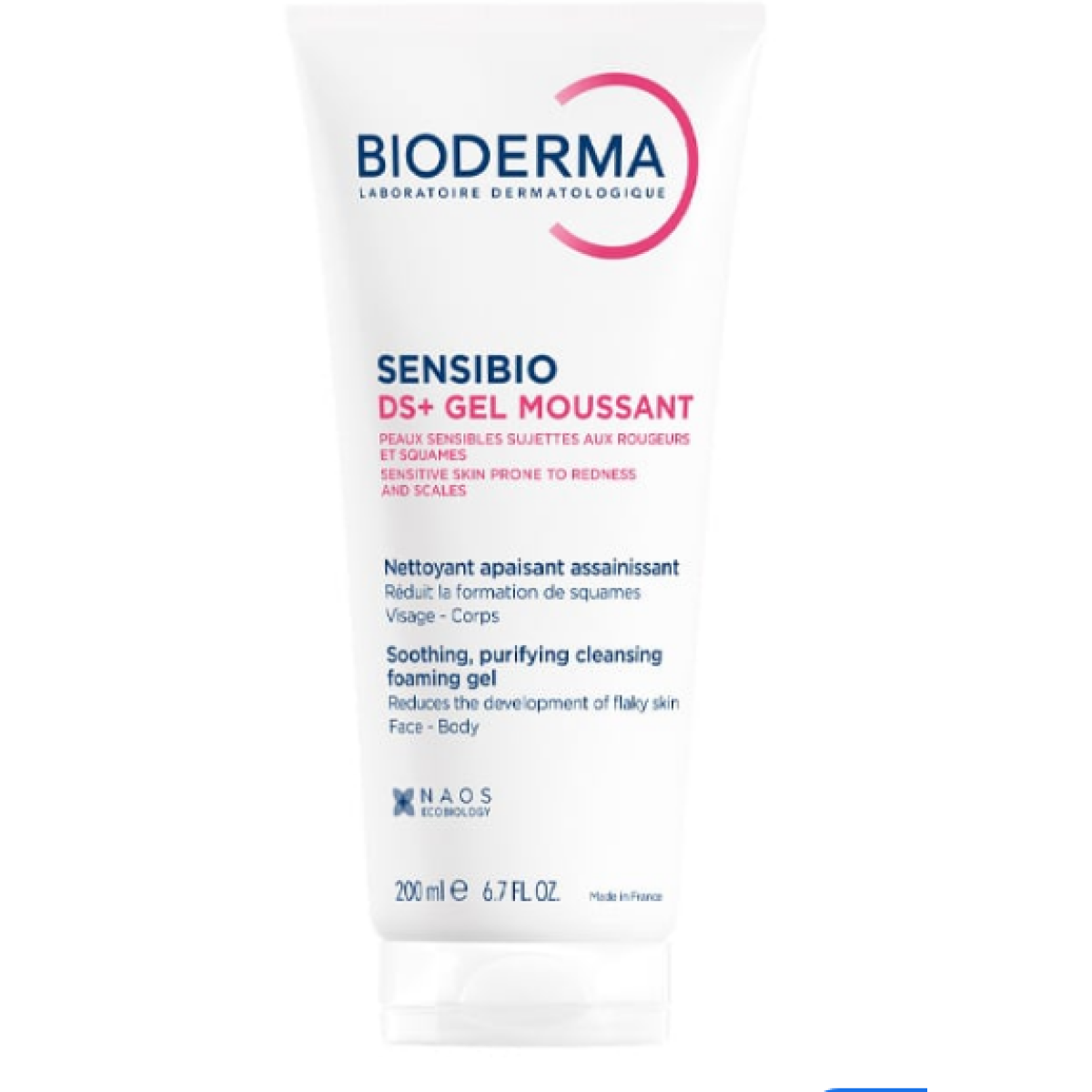 Bioderma | Sensibio DS Gel Moussant Καταπραϋντικό Gel Καθαρισμού για Ευαίσθητο Δέρμα με Σμηγματορροϊκή Δερματίτιδα | 200ml