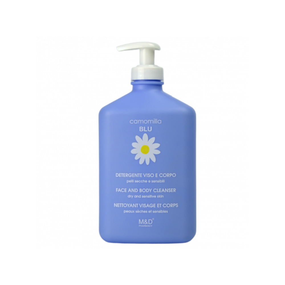 Camomilla Blu | Face & Body Cleanser Υγρό Καθαρισμού Προσώπου & Σώματος για Ξηρή & Ευαίσθητη Επιδερμίδα | 500ml
