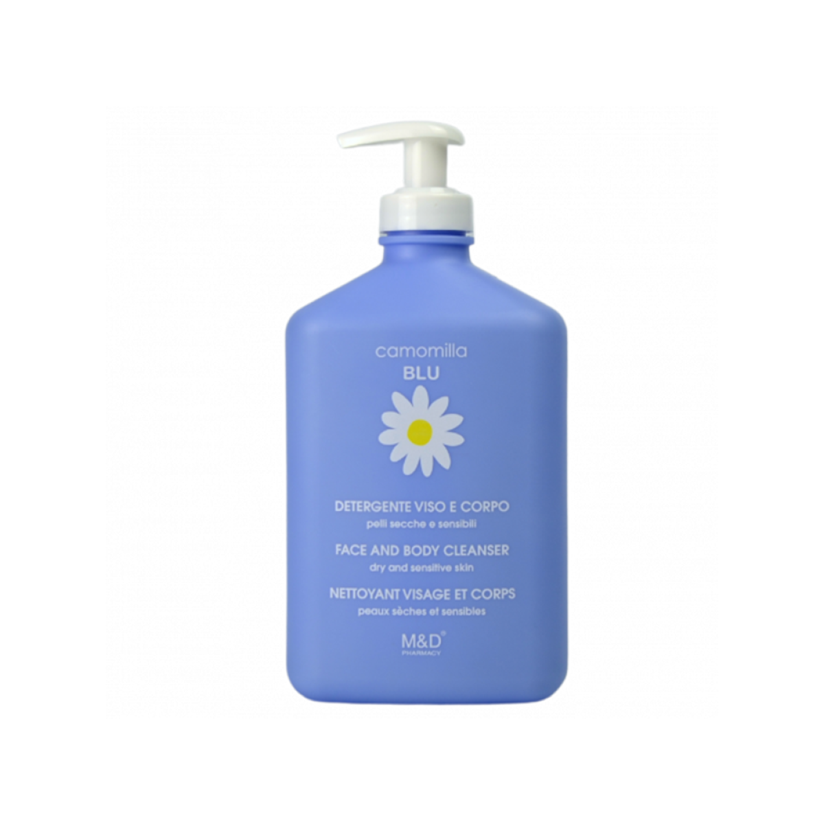 Camomilla Blu | Face & Body Cleanser Υγρό Καθαρισμού Προσώπου & Σώματος για Ξηρή & Ευαίσθητη Επιδερμίδα | 500ml