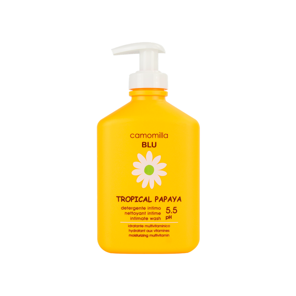 Camomilla Blu | Tropical Papaya Intimate Wash Υγρό Καθαρισμού Eυαίσθητης Περιοχής pH5.5 | 300ml