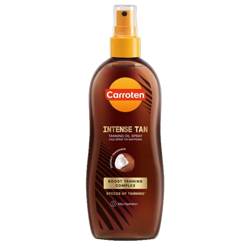 Carroten | Intense Tan | Tanning Oil Spray | Λάδι Μαυρίσματος με Άρωμα Καρύδας σε Spray | 200ml
