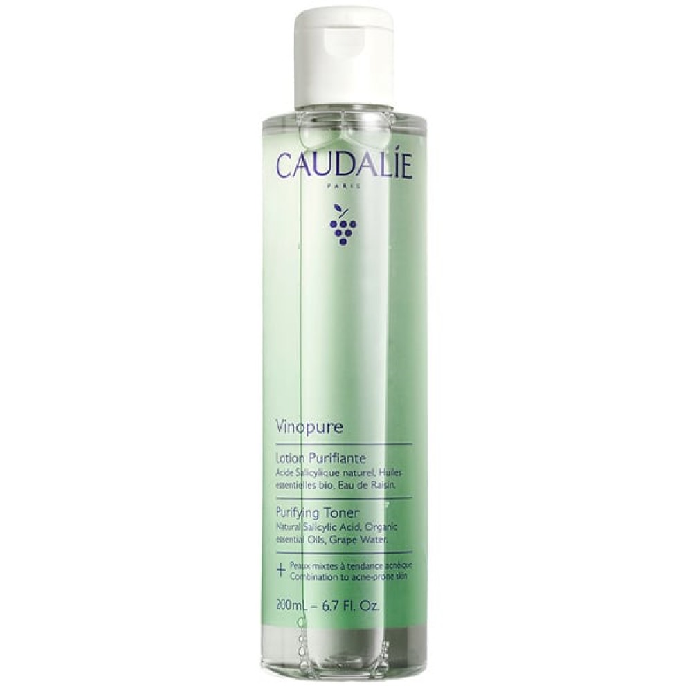 Caudalie | Vinopure Purifying Toner Καθαριστική Λοσιόν κατά των Ατελειών | 200ml