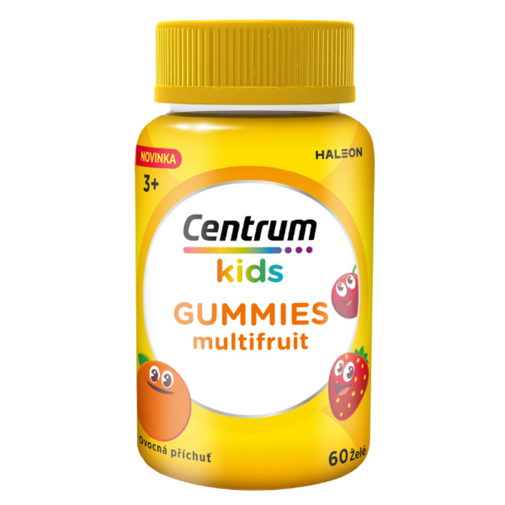 Centrum | Kids Gummies Multifruit Παιδική Πολυβιταμίνη με Γεύση Φρούτων | 60 ζελεδάκια