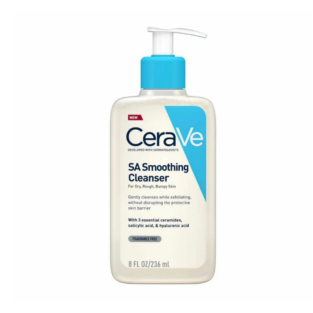Cerave | SA Smoothing Cleanser Τζελ Καθαρισμού & Απολέπισης της Ξηρής Επιδερμίδας | 236ml