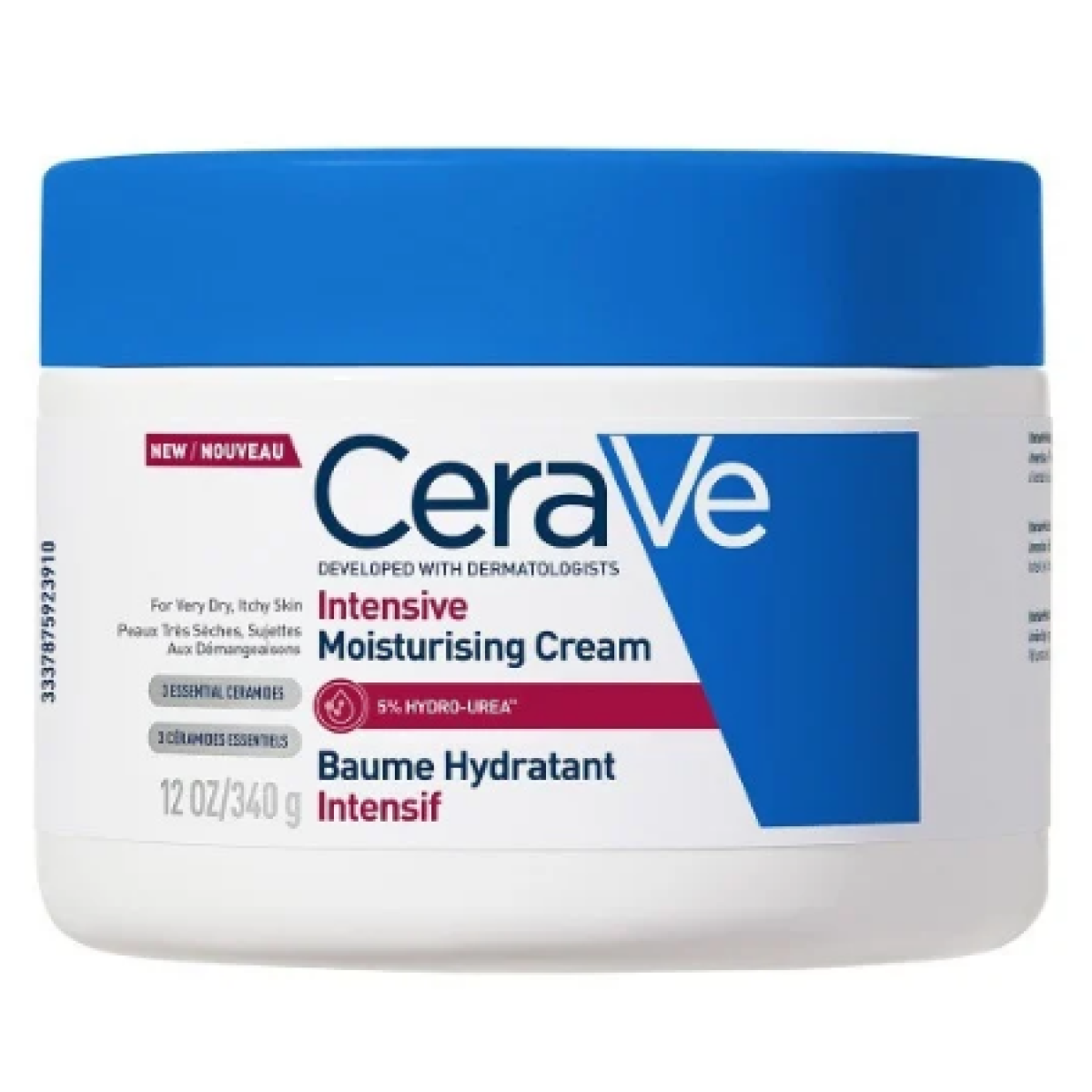 CeraVe | Intensive Moisturising Cream - Ενταντική Ενυδατική Κρέμα Για Πολύ Ξηρό Δέρμα | 340g