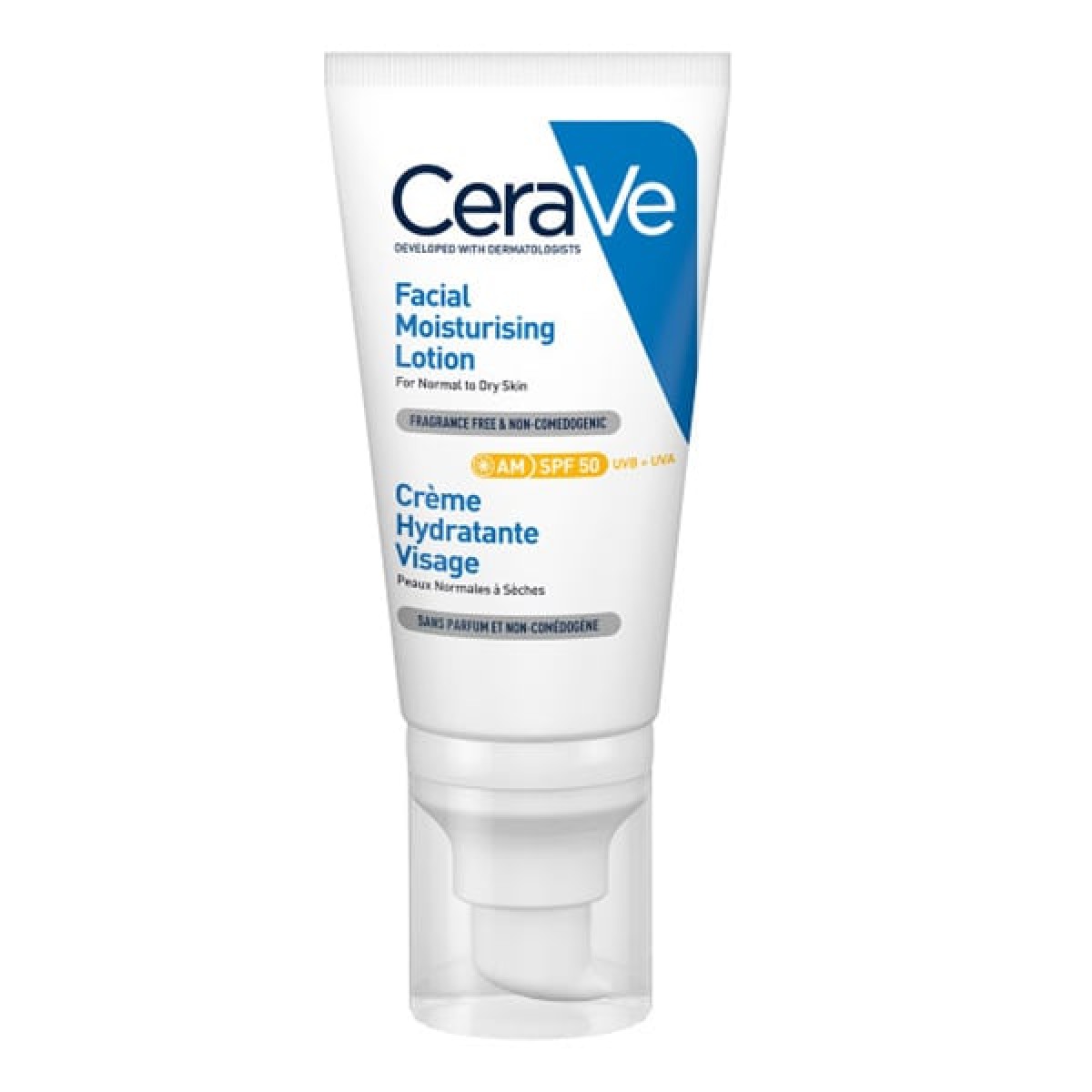 CeraVe | Facial Moisturising Lotion Ενυδατική Κρέμα Προσώπου με Δείκτη Προστασίας SPF50 | 52ml