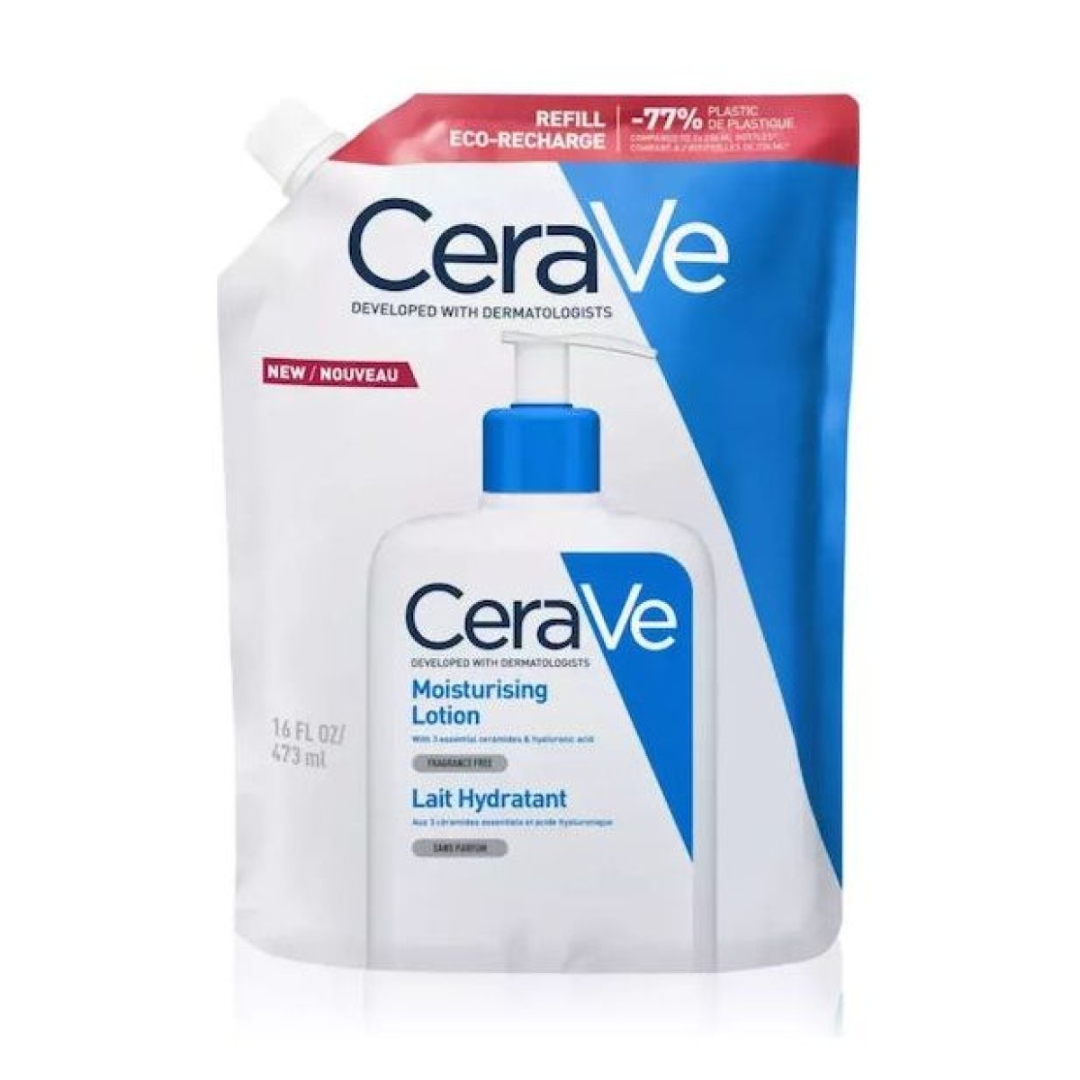 Cerave | Moisturising Lotion Refill Ανταλλακτικό για το Ενυδατικό Γαλάκτωμα Προσώπου και Σώματος | 473ml