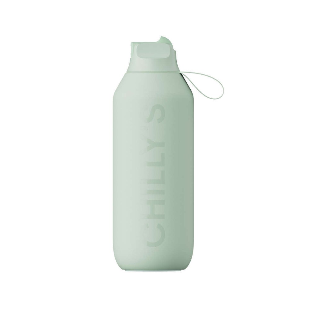 Chillys | Series2 Flip Ανοξείδωτο Θερμός με Καλαμάκι Lichen Green | 500ml