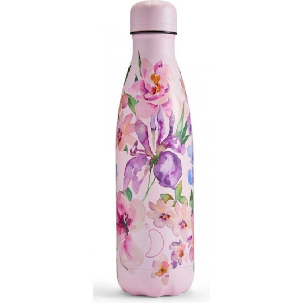 Chilly's | Floral Μπουκάλι Θερμός Ανοξείδωτο BPA Free Floral Sorbet Petals | 500ml 