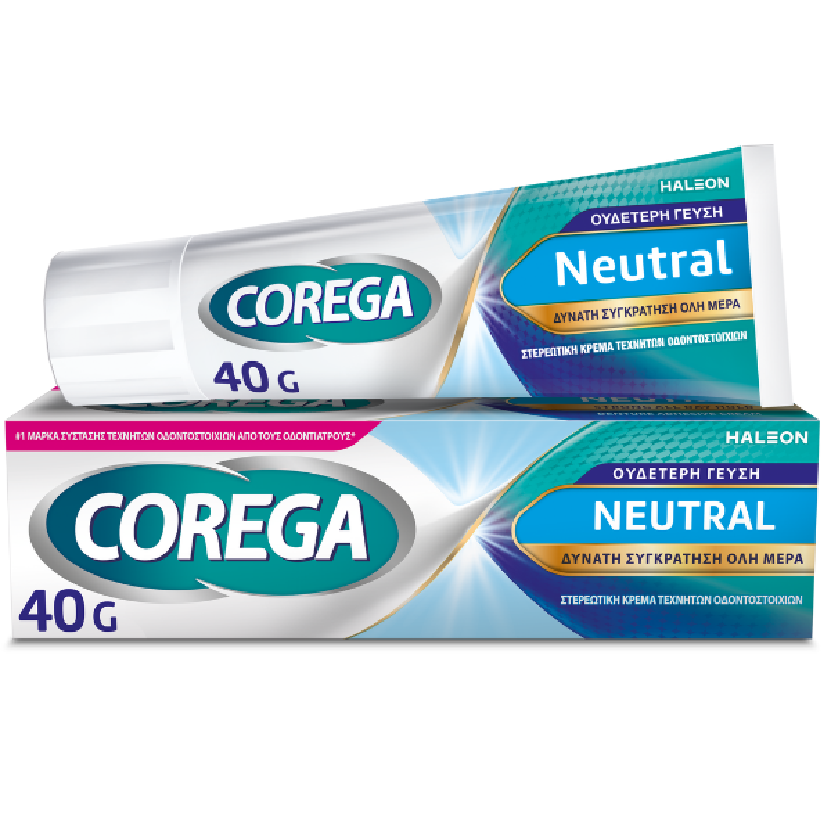Corega | Neutral Cream Στερεωτική Κρέμα Τεχνητής Οδοντοστοιχίας Με Ουδέτερη Γεύση |40gr 