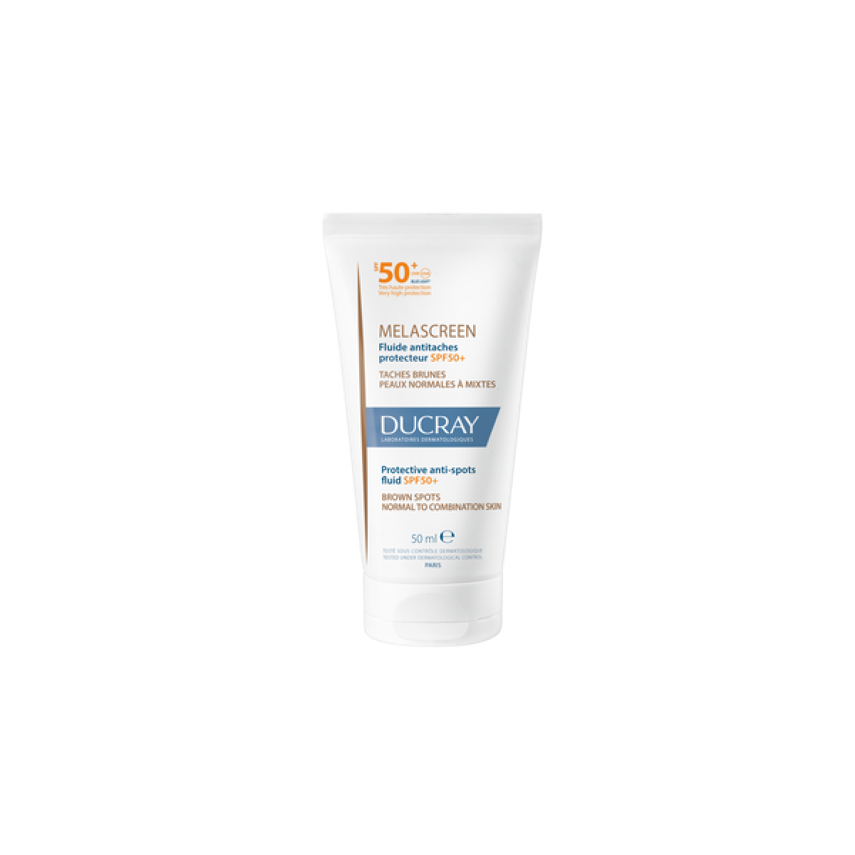 Ducray | Melascreen  SPF50+ Λεπτόρρευστη Αντηλιακή Κρέμα κατά των Κηλίδων | 50ml