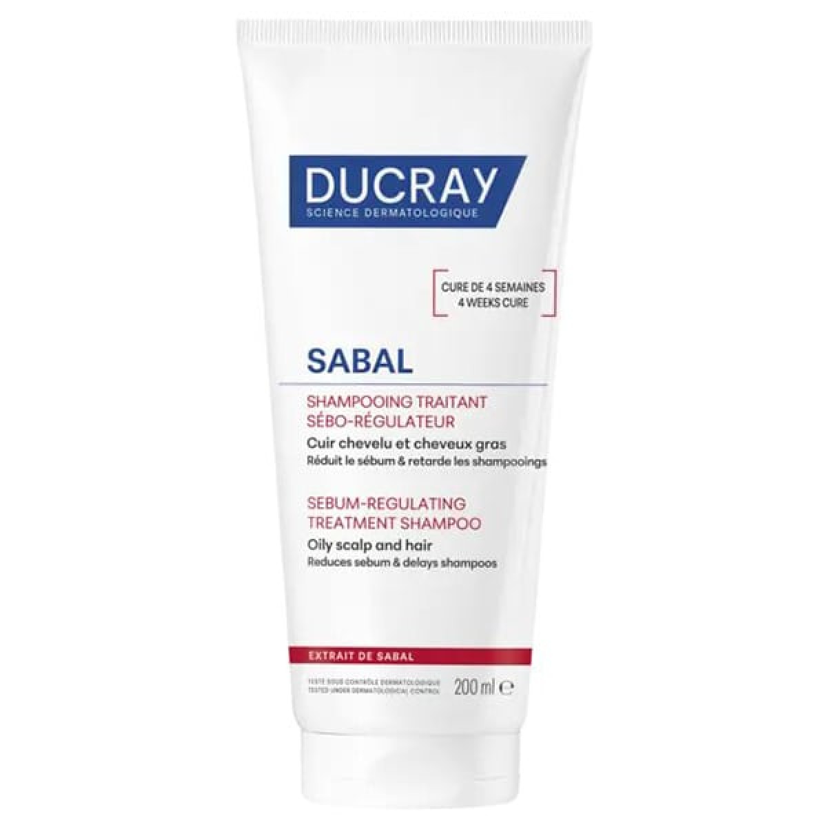 Ducray | Sabal Σαμπουάν Αγωγής για Λιπαρά Μαλλιά | 200ml