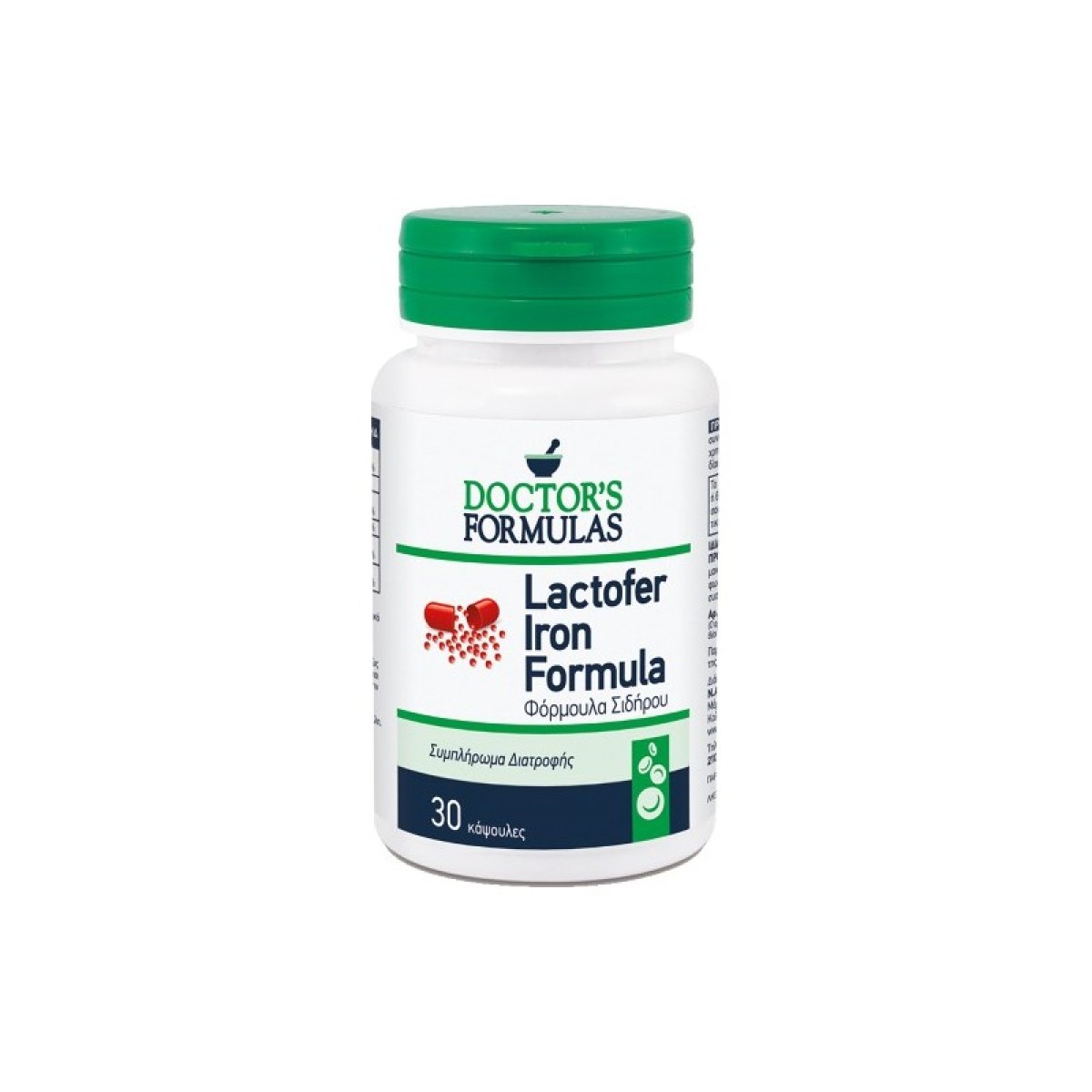 Doctor\'s Formulas | Lactofer Iron | Φόρμουλα Σιδήρου | 30 κάψουλες