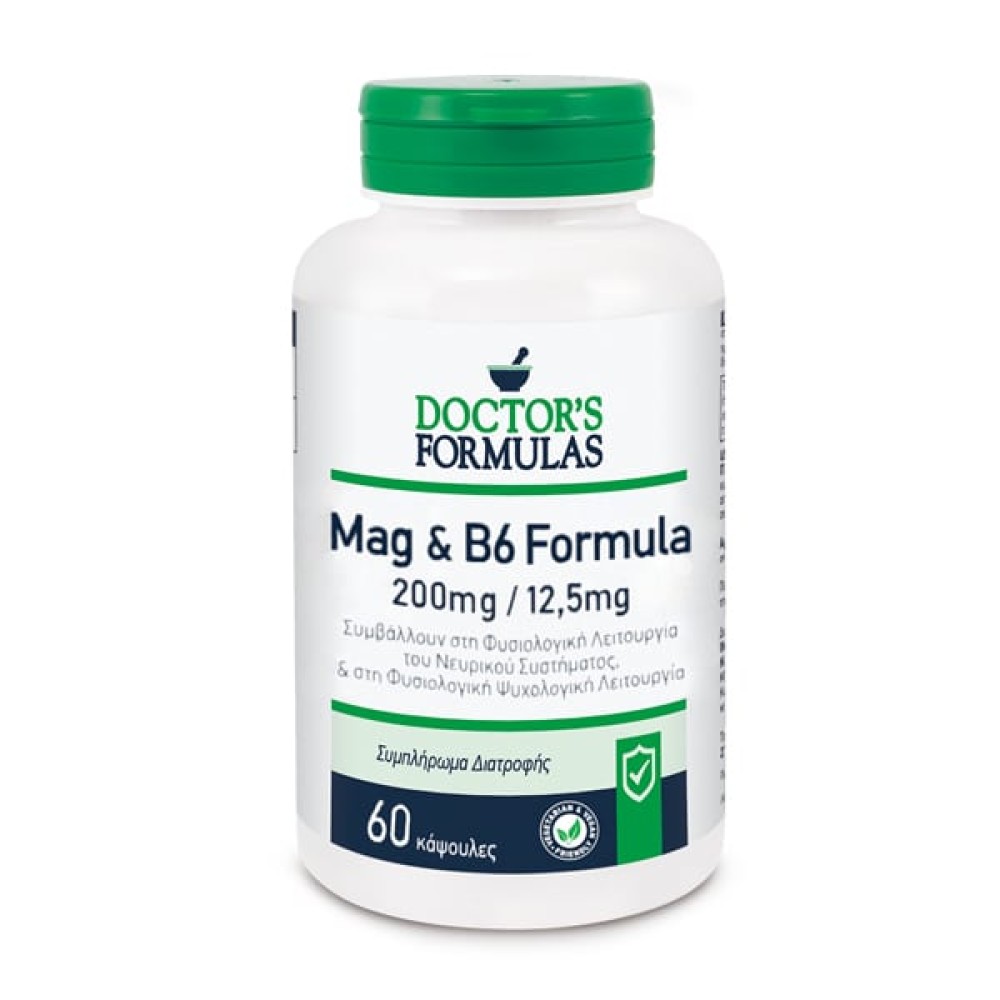 Doctor's Formulas | Mag & B6 Formula | 60caps